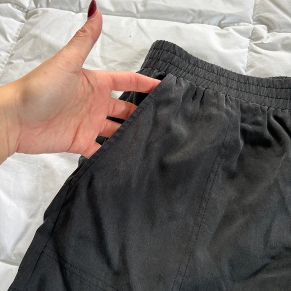 New Black Satin Shorts Size Medium - Picture 2 of 3